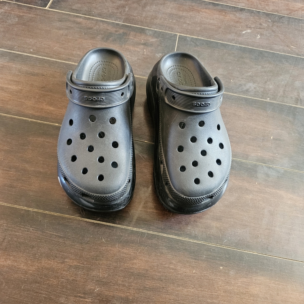 CROCS Black Ventilated Clogs